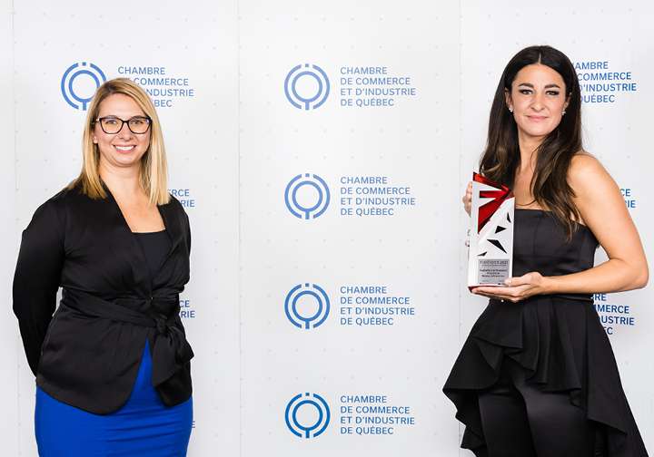 Karine Boucher, CPA de Québec et Chaudière-Appalaches, et Isabelle Lechasseur, Réseau Infirmia inc.