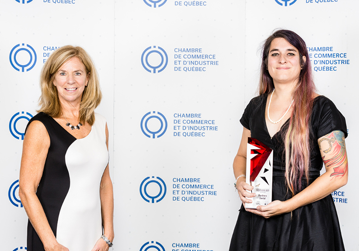 Chantale Gilbert, Hydro-Québec, et Béatrice Robichaud, Panthera Dental
